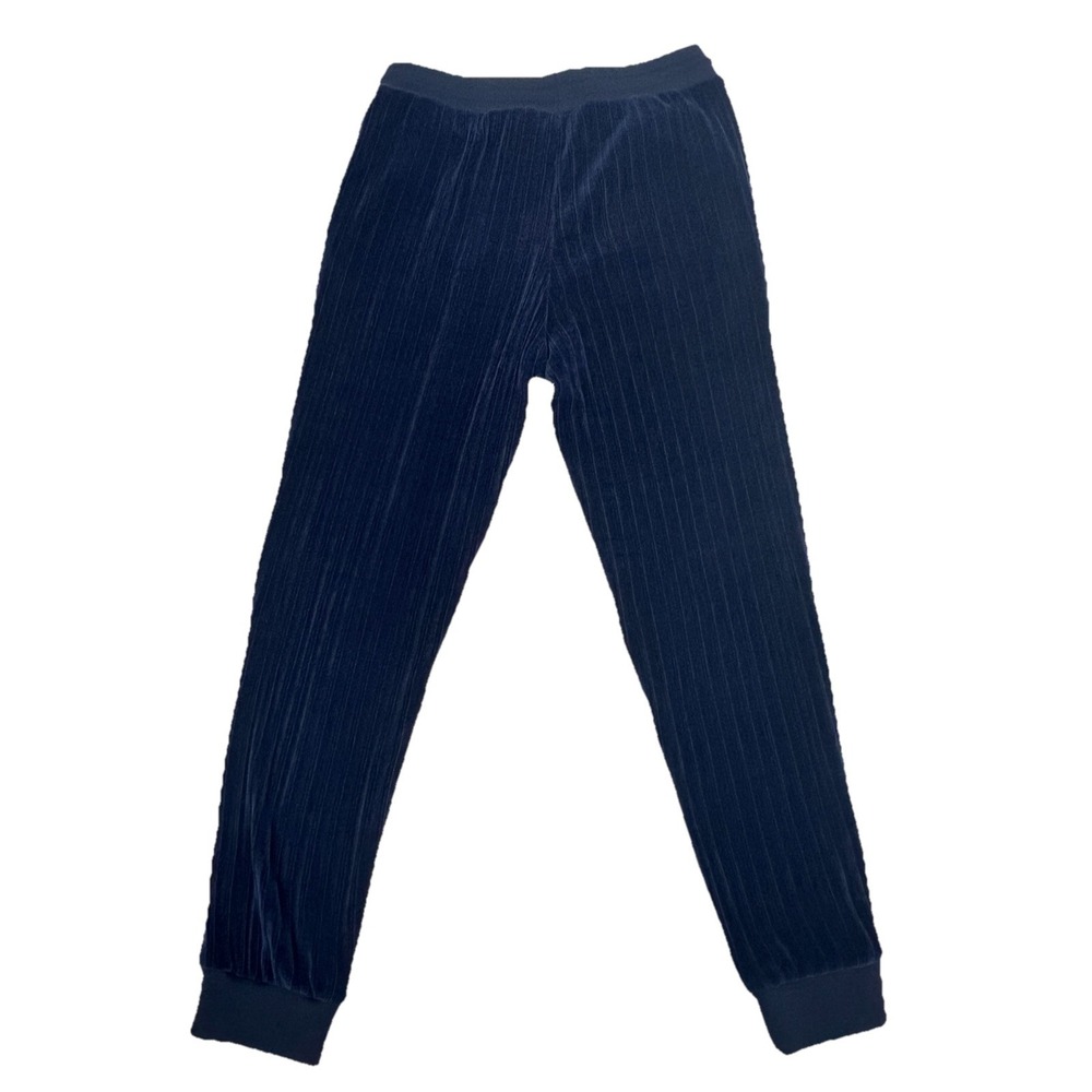 Sergio Tacchini Chenille Velour Pants Maritime Blue Medium Tracksuit - Picture 5 of 10